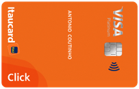 Cartão de Crédito<br>Itaú Click Platinum